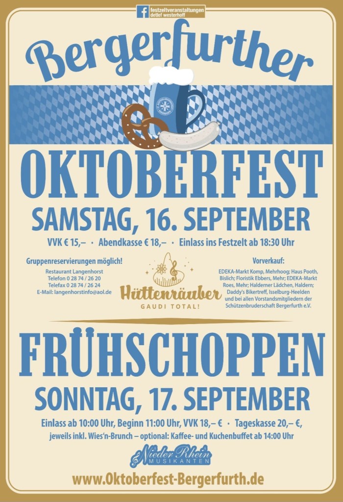 Oktoberfest Bergerfurth 2023
